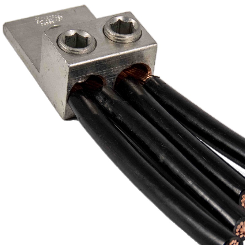 2S250, 250 kcmil (4/0 AWG) double wire lug 2AWG - 6AWG, 3 OR 4 WIRE LUG